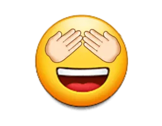🙈 f5bda9ac 表情符号, 脸, 手, 眼睛, 遮挡 telegram sticker