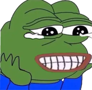 👍 c45b6ff2 Pepe the Frog Meme, Pepe, Ếch, Meme trên mạng, Cảm xúc, Khóc, Vui vẻ telegram sticker