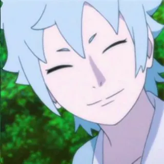 🙂 9d1c3d92 Mitsuki Boruto anime, manga, sonriendo, personaje, fanart whatsapp sticker