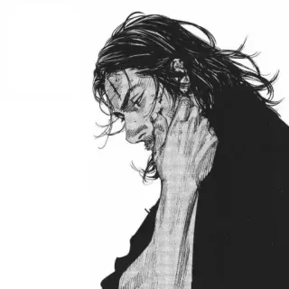 🤍 8d98684e Miyamoto Musashi Vagabond Samurai, Manga, Spada, Guerriero, Musashi, Vagabond whatsapp sticker