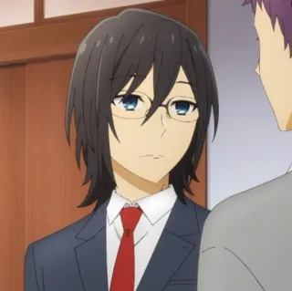🌀 5844e0f0 Izumi Miyamura Horimiya anime, manga, character, student, horimiya, izumi miyamura telegram sticker