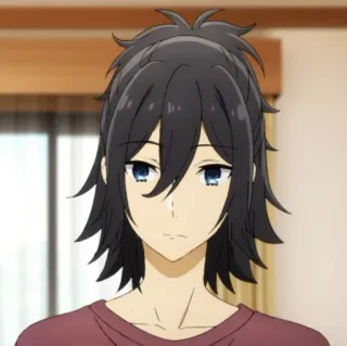 💤 5e4a641e Izumi Miyamura Horimiya anime, manga, horimiya, izumi miyamura, character, portrait telegram sticker