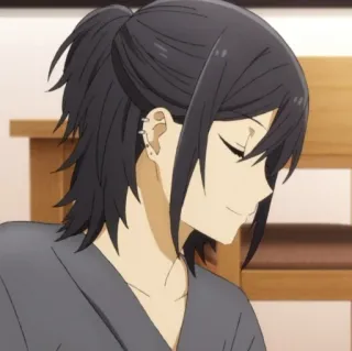 🌊 7a4012d3 Izumi Miyamura Horimiya anime, character, manga, horimiya, izumi miyamura, smiling telegram sticker