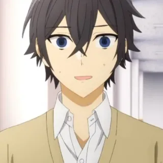 🌀 7dc90956 anime, cartoon, portrait, character, boy, person telegram sticker