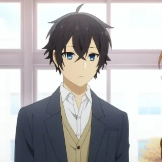 💤 8ef778ad Izumi Miyamura Horimiya anime, teen, character, manga telegram sticker
