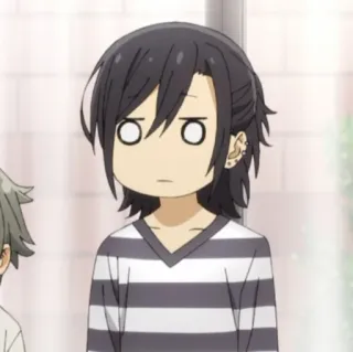 ❄️ af20f463 Izumi Miyamura Horimiya anime, manga, horimiya, izumi miyamura, funny, expression telegram sticker