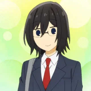 🌊 c77dc63b Izumi Miyamura Horimiya anime, manga, school, character, horimiya telegram sticker