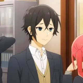 🪁 d02e0982 Izumi Miyamura Horimiya anime, character, smile, boy telegram sticker