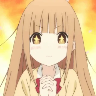 🥕 17f17480 アニメ, 女の子, 可愛い, 制服, イラスト, 漫画 whatsapp sticker