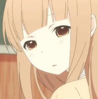 🥕 2b8e20de アニメガール, かわいい, マンガ, ポートレート whatsapp sticker