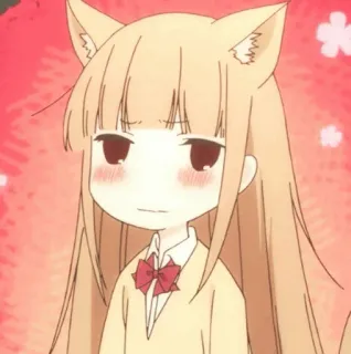 🥕 406d607c アニメ, 猫耳, 可愛い, 漫画, カートゥーン, 女の子, かわいい whatsapp sticker