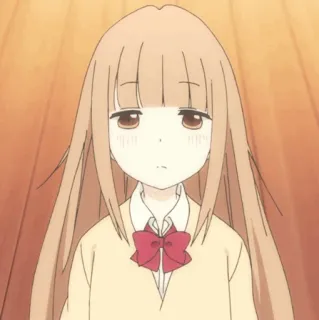 🥕 671b06b1 アニメ, 女の子, 可愛い, ロングヘア whatsapp sticker