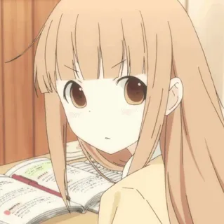 🥕 82baee43 アニメ, 女の子, 学校, 勉強, かわいい, ポートレート whatsapp sticker