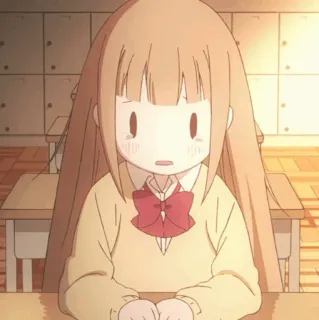 🥕 840178fe アニメ, 女の子, 可愛い, 女子高生, 漫画, カワイイ whatsapp sticker