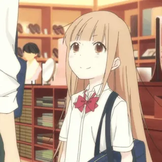 🥕 89eda293 アニメ, 女の子, 制服, 可愛い, カートゥーン whatsapp sticker