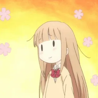 🥕 b7840fc5 アニメ, かわいい, 可愛い, 女子高生, 漫画 whatsapp sticker