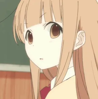 🥕 fc6fe5da アニメガール, 可愛い, マンガ, イラスト, 制服 whatsapp sticker