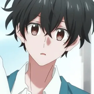 🦍 35bf02a3 Anime, Menino, Retrato, Desenho animado, Personagem telegram sticker