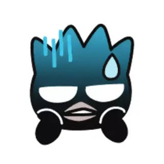 🦍 de3e9f0e Desenho animado, Personagem, Suor, Preocupado, Ansioso telegram sticker