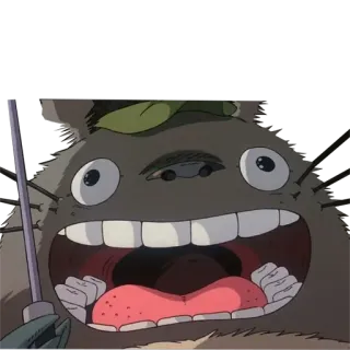 👹 41e731d5 Totoro My Neighbor Totoro Anime, Niedlich, Kawaii, Film, Geister, Wald telegram sticker