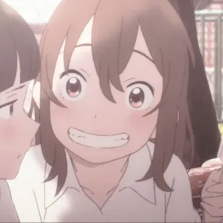 🌷 0e3f8873 アニメ, 漫画, 可愛い, 女の子, 笑顔, 幸せ telegram sticker