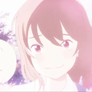 🌷 6b255452 アニメ, 女の子, 笑顔, カートゥーン, キャラクター telegram sticker