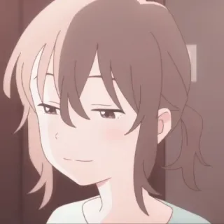 🌷 b7c2d118 アニメ, キャラクター, 女の子, ドヤ顔, かわいい, ブルネット telegram sticker