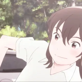 🌷 be88826e アニメ, 女の子, 笑顔, ポートレート, 幸せ, 漫画 telegram sticker