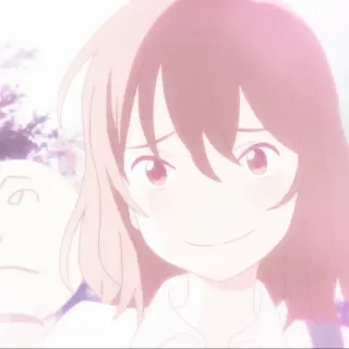 🌷 e513f051 アニメ, 女の子, かわいい, 笑顔, 照れ telegram sticker