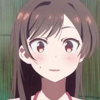🍫 4212e174 애니메이션, 만화, 소녀, 인물 사진, 귀여운, 애니, 렌탈 여친 whatsapp sticker