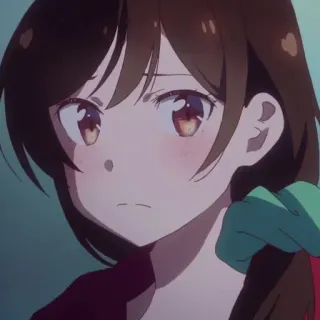 🍫 4c729e58 Chizuru Mizuhara Rent-A-Girlfriend 애니메이션, 만화, 소녀, 미즈하라 치즈루, 여친, 빌리겠습니다 whatsapp sticker