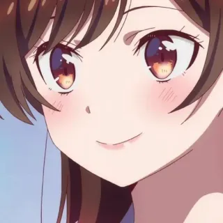 🍫 9149dc6f Chizuru Ichinose Rent-A-Girlfriend 애니메이션, 만화, 치즈루, 이치노세, 렌탈 여친, 귀여운, 여자 whatsapp sticker