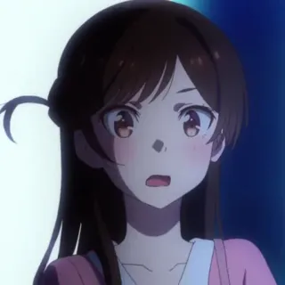 🍫 b33131dc 애니메이션, 소녀, 만화, 인물 사진, 갈색 머리 whatsapp sticker