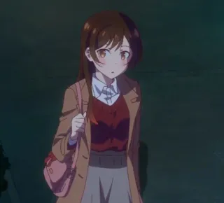 🌸 f70a134e Chizuru Mizuhara Rent-A-Girlfriend Anime, Chizuru, Rent a Girlfriend, Vrouwelijk, Schattig, Manga telegram sticker