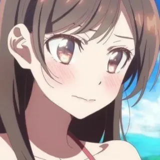 ❤️ 0e63504c Chizuru Ichinose Rent-A-Girlfriend アニメ, 千鶴, かわいい, 女の子, カワイイ telegram sticker