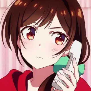❤️ 20e7c426 Chizuru Ichinose Rent-A-Girlfriend アニメ, 女の子, 可愛い, 彼女、お借りします, 千鶴, マンガ telegram sticker