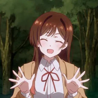 ❤️ 35f41e64 アニメ, 女の子, 幸せ, 笑顔, 女性, 漫画 telegram sticker