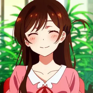 ❤️ d8f3066f Chizuru Ichinose Rent-A-Girlfriend アニメ, 一ノ瀬ちづる, 彼女、お借りします, 漫画, 可愛い, マンガ telegram sticker