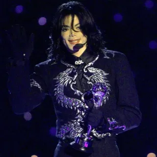 ✋ 38dc13d9 Michael Jackson singer, pop, performer, music, award telegram sticker