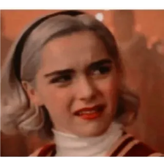 🤨 3fc84ee4 Sabrina Spellman Chilling Adventures of Sabrina Sabrina Spellman, Chilling Adventures of Sabrina, Netflix, Teen drama, Wiedźma, Magia telegram sticker