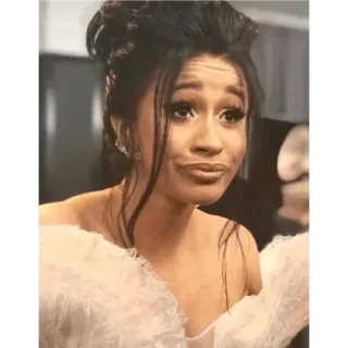 🧐 8f8e7bca Cardi B Cardi B, piosenkarka, raperka, celebrytka, portret telegram sticker