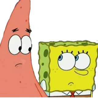 🙄 9c9510fd Spongebob Squarepants and Patrick Star Spongebob Squarepants spongebob, patryk rozgwiazda, kreskówka, animowany telegram sticker