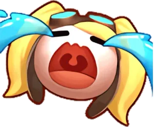 😭 9b9d8bdd menangis, sedih, air mata, kesal, penerbang, kartun telegram sticker