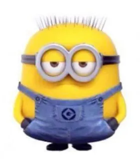 😕 5b8225ca Minion Despicable Me Minion, Ich Einfach Unverbesserlich, Cartoon, Gelb, Figur, Lustig, Brille telegram sticker