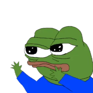 🕺 f150df61 Pepe the Frog Meme, Rana, Pepe, Meme di internet telegram sticker
