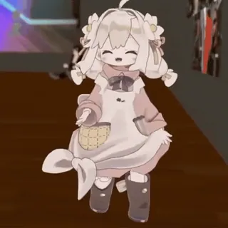 🍬 85da1d52 kawaii, anime, fofo, desenho animado, vtuber, animado, chibi telegram sticker