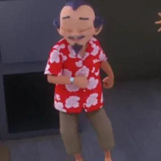 🐢 7ce41bec Wang Fu Miraculous: Tales of Ladybug & Cat Noir Master Fu, Miraculous, kemeja hawai, karakter, animasi whatsapp sticker