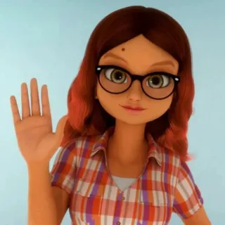 🦊 e0bc7c32 Alya Césaire Miraculous: Tales of Ladybug & Cat Noir Kartun, Remaja, Miraculous Ladybug, Alya, Alya Césaire whatsapp sticker