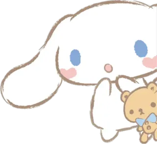 👋 1053a77c Cinnamoroll cinnamoroll, sanrio, kawaii, carino, cartone animato, cane, personaggio telegram sticker