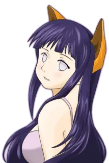 😄 5a5233cf аниме, кошачьи ушки, девушка whatsapp sticker